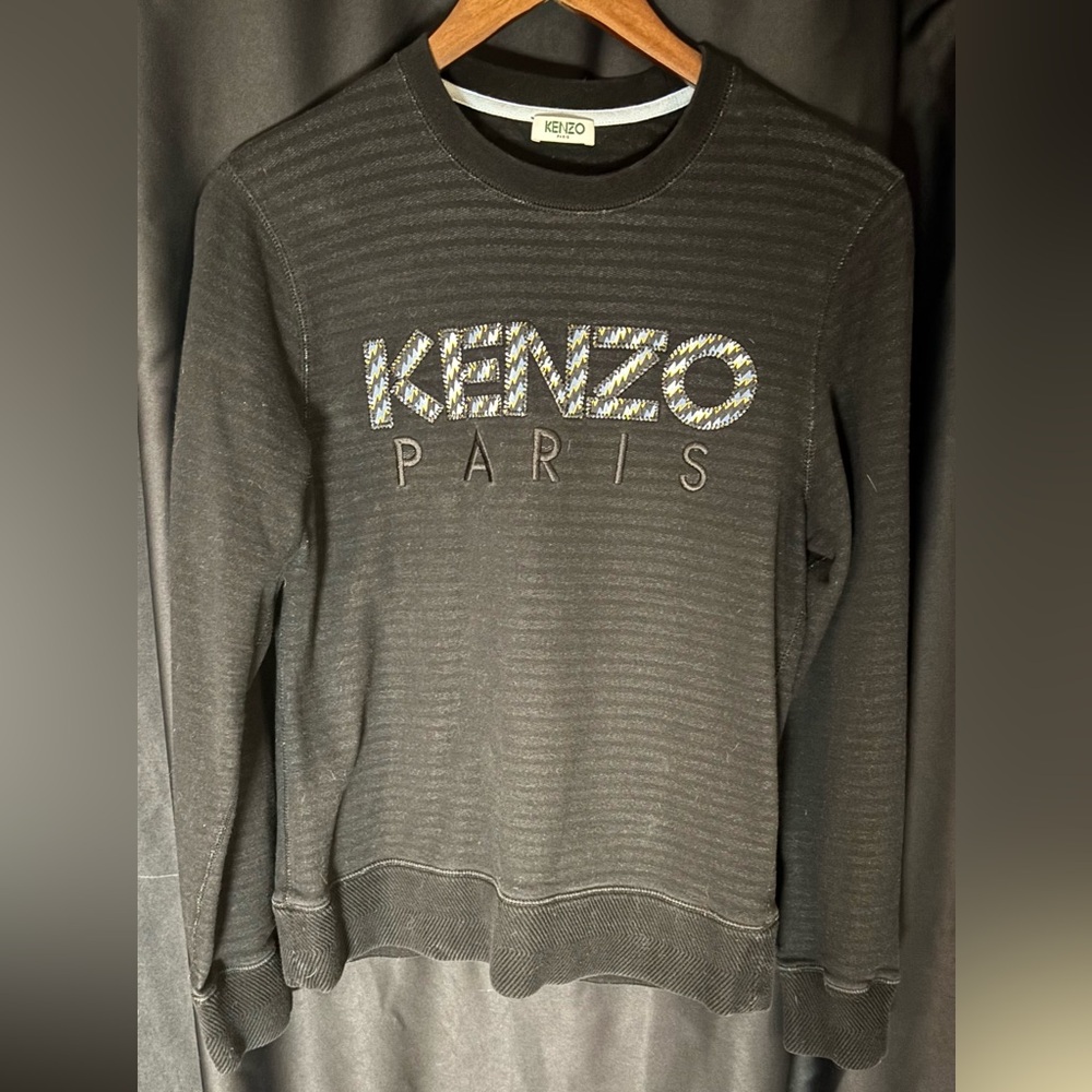 Kenzo Charcoal Crewneck Sweater for Men